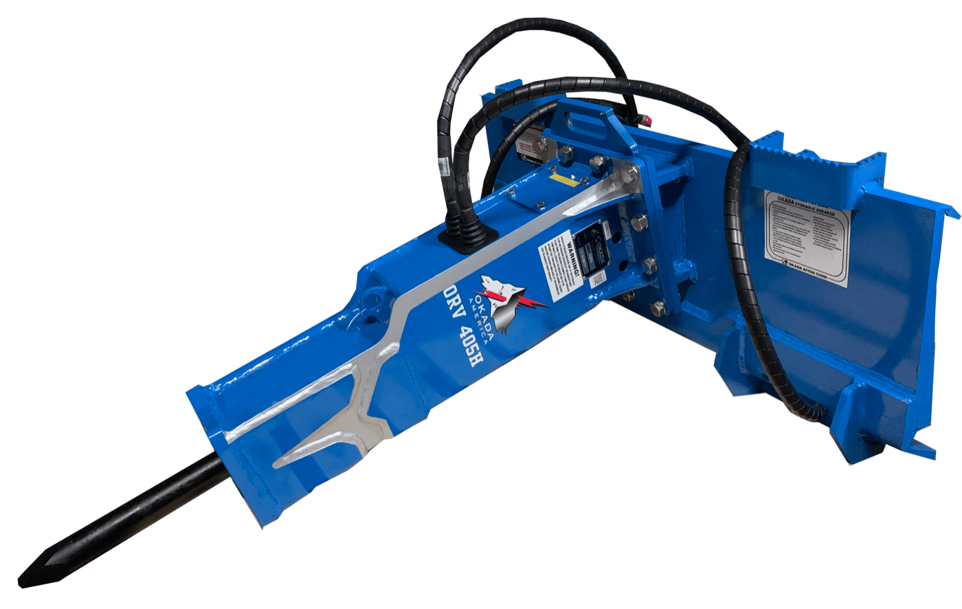 550 ft-lb Skid Steer Hammer Okada Hammers